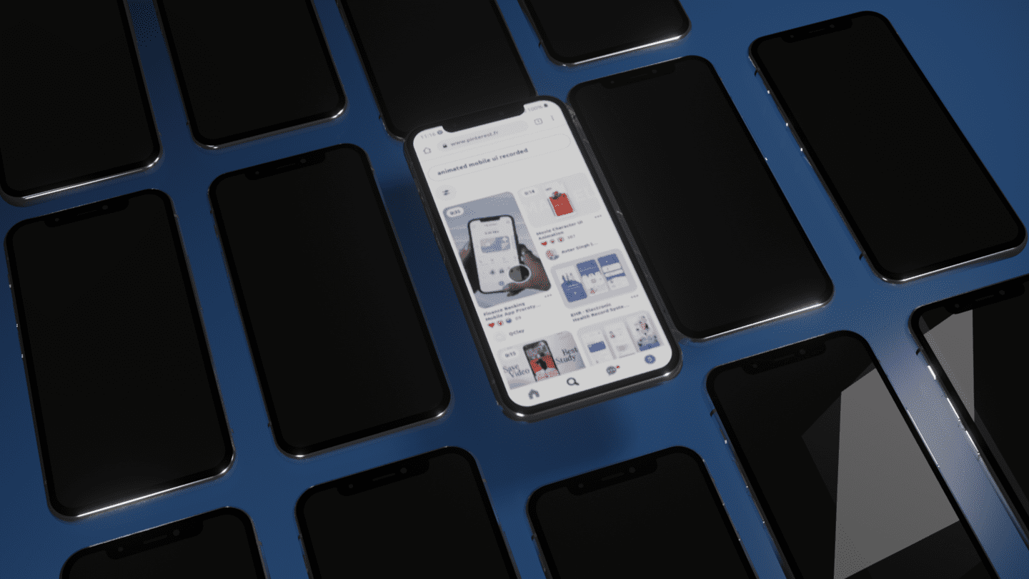 A 3D model of phones