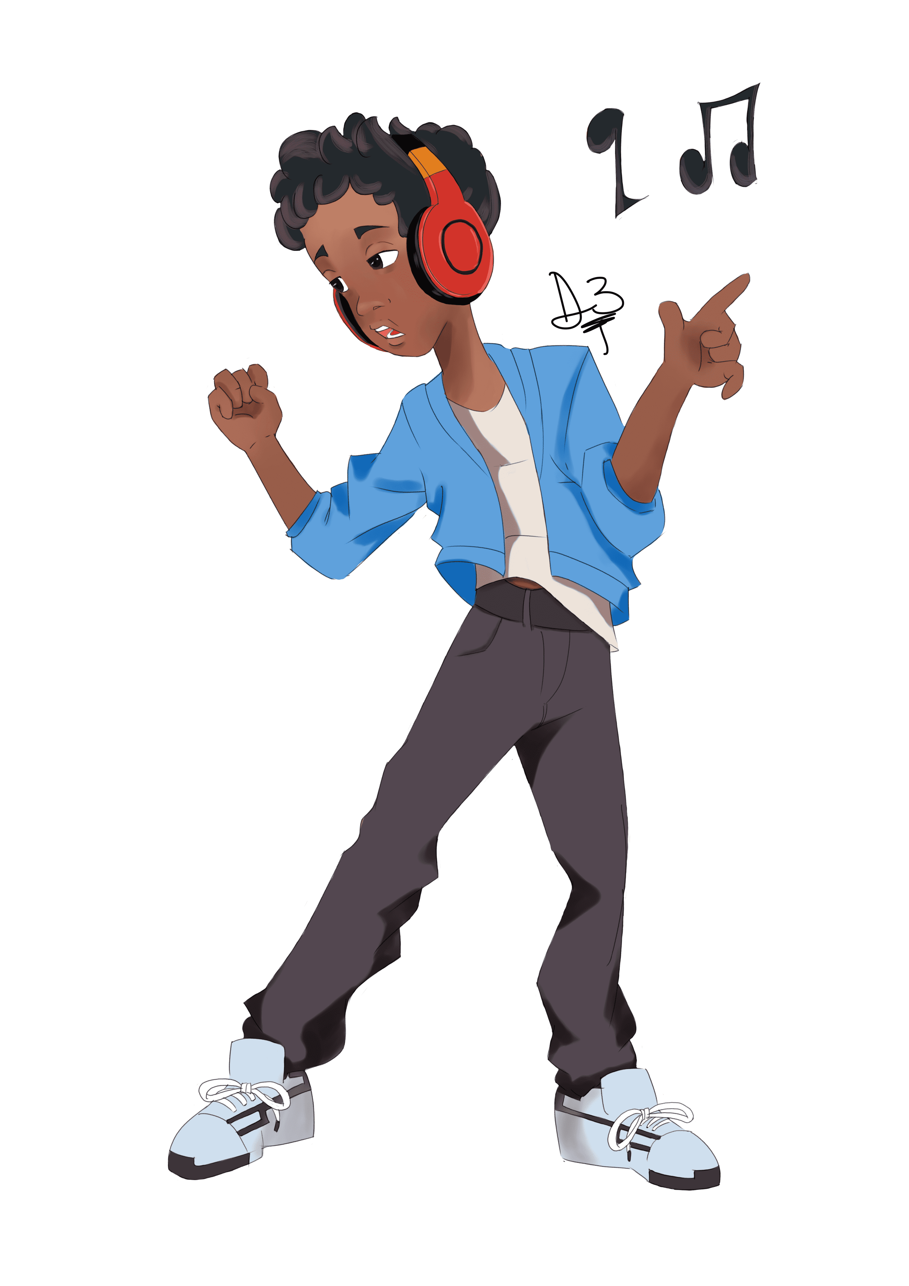 A digital painting of Romeo